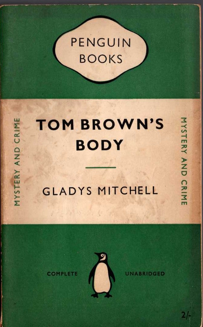 Gladys Mitchell  TOM BROWN'S BODY front book cover image