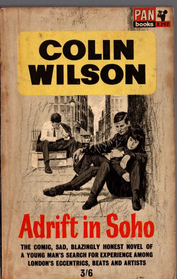 Colin Wilson  ADRIFT IN SOHO front book cover image