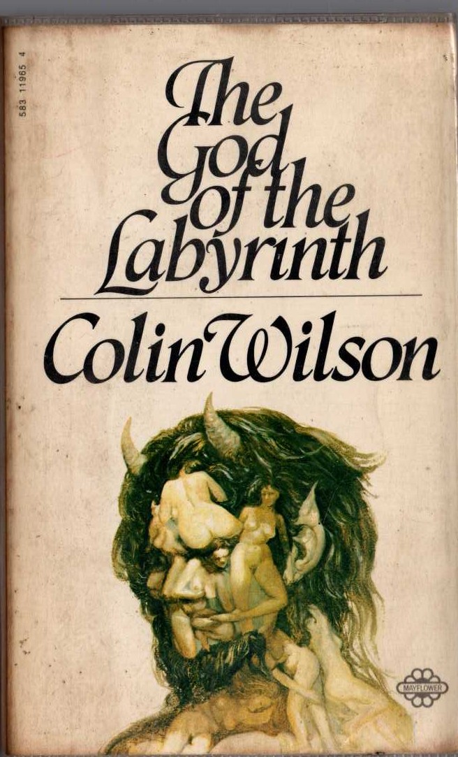 Colin Wilson  THE GOD OF THE LABYRINTH front book cover image