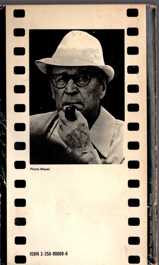 Georges Simenon  LES MEMOIRES DE MAIGRET magnified rear book cover image