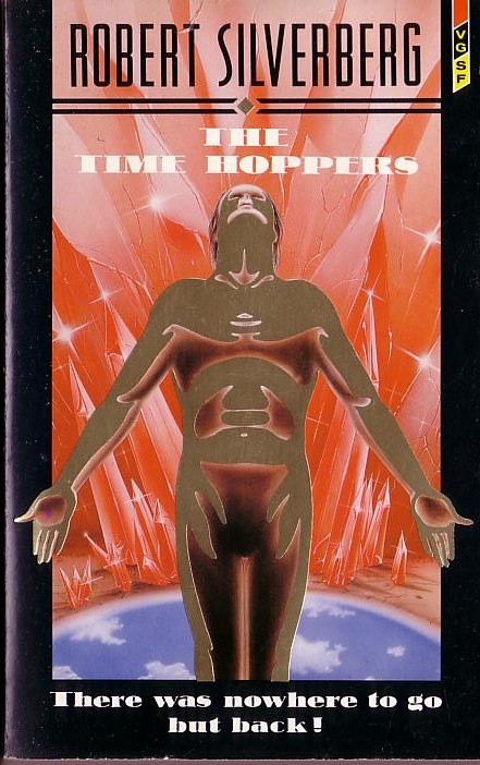 Robert Silverberg  THE TIME HOPPERS front book cover image