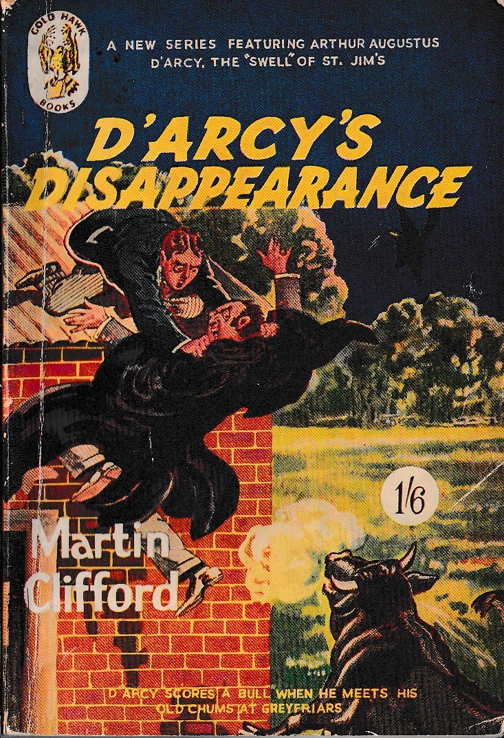 Martin Clifford  D'ARCY'S DISAPPEARANCE front book cover image