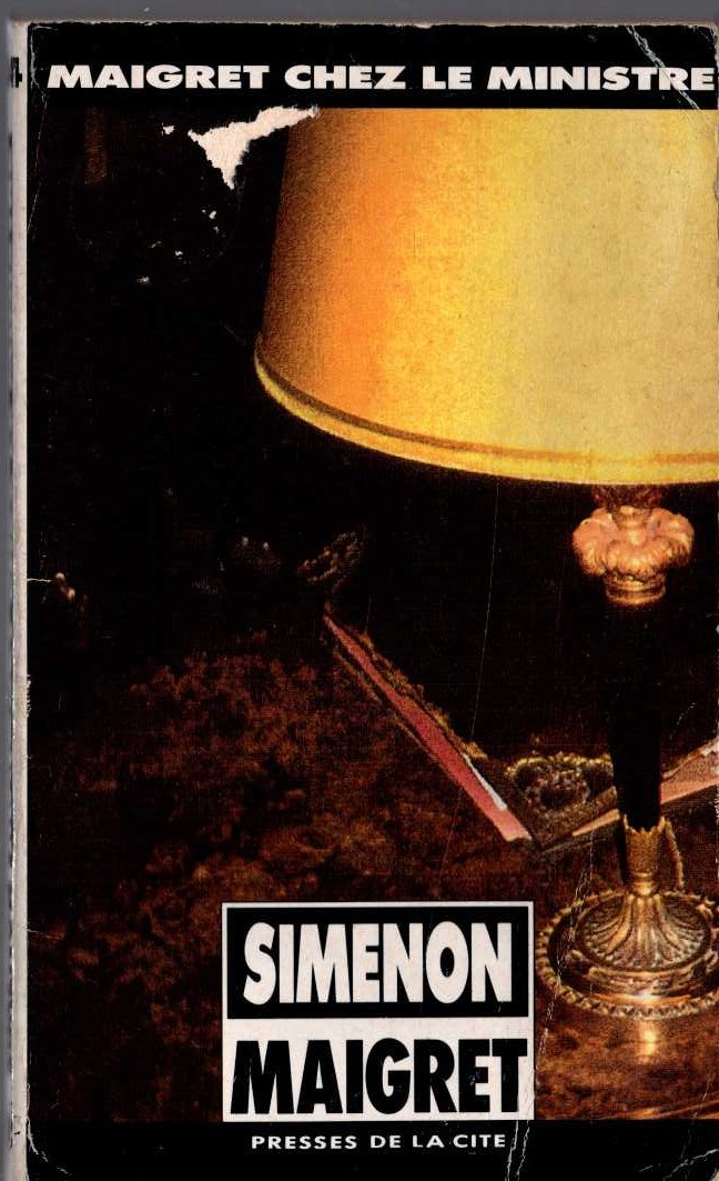 Georges Simenon  MAIGRET CHEZ LE MINISTRE front book cover image