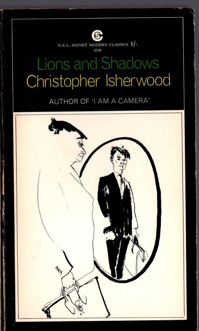 Christopher Isherwood  LIONS AND SHADOWS front book cover image