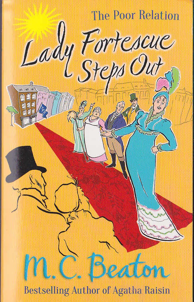M.C. Beaton  LADY FOTESCUE STEPS OUT front book cover image