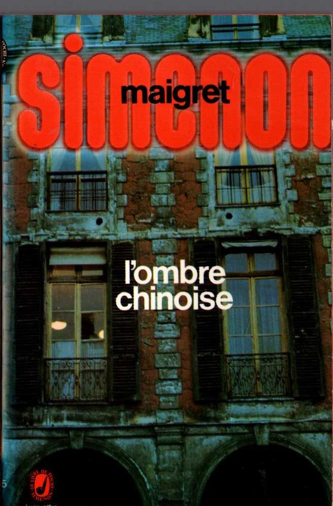 Georges Simenon  L'OMBRE CHINOISE front book cover image