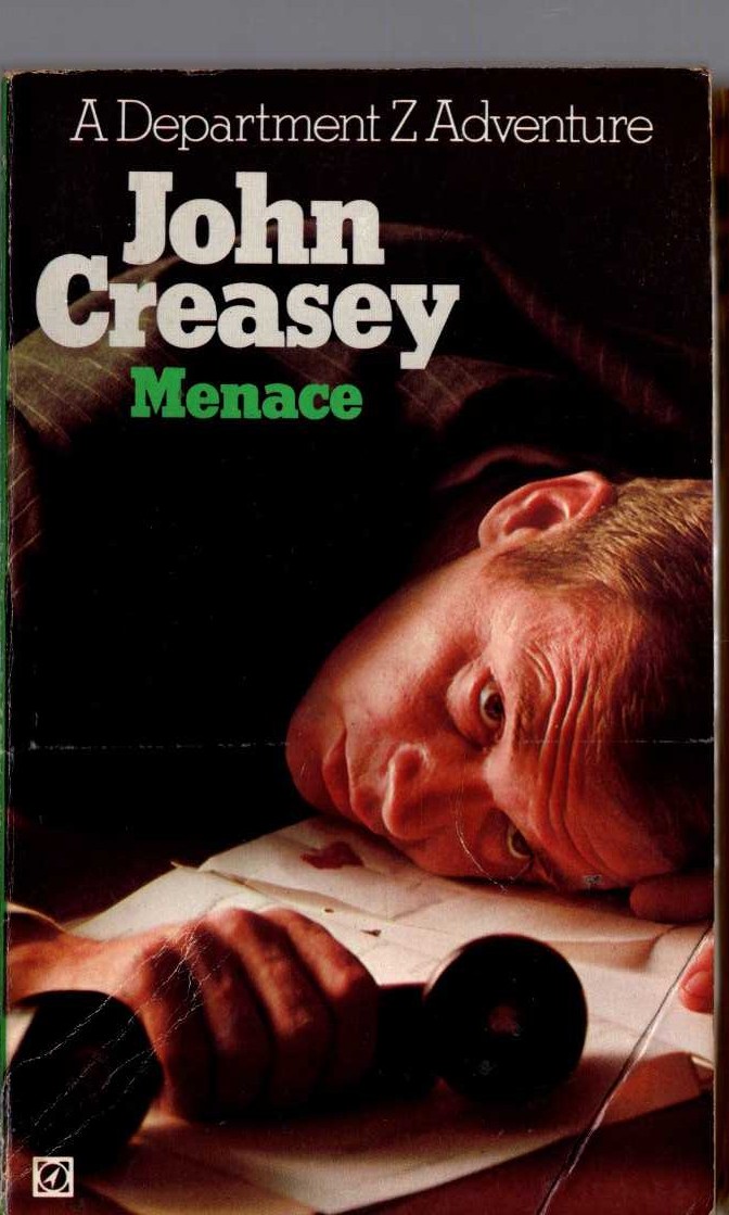 John Creasey  MENACE (Department 'Z') front book cover image
