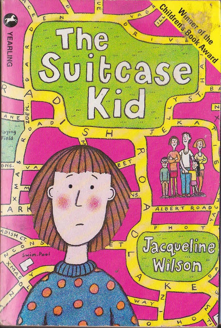 Jacqueline Wilson  THE SUITCASE KID front book cover image