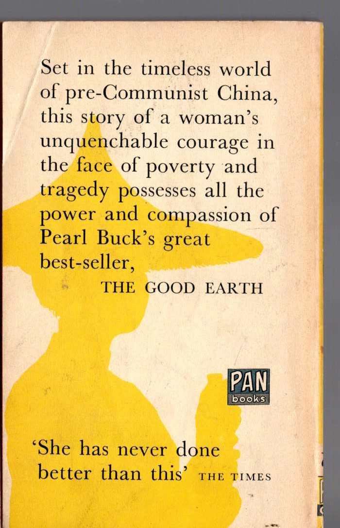 Pearl S. Buck  THE MOTHER magnified rear book cover image