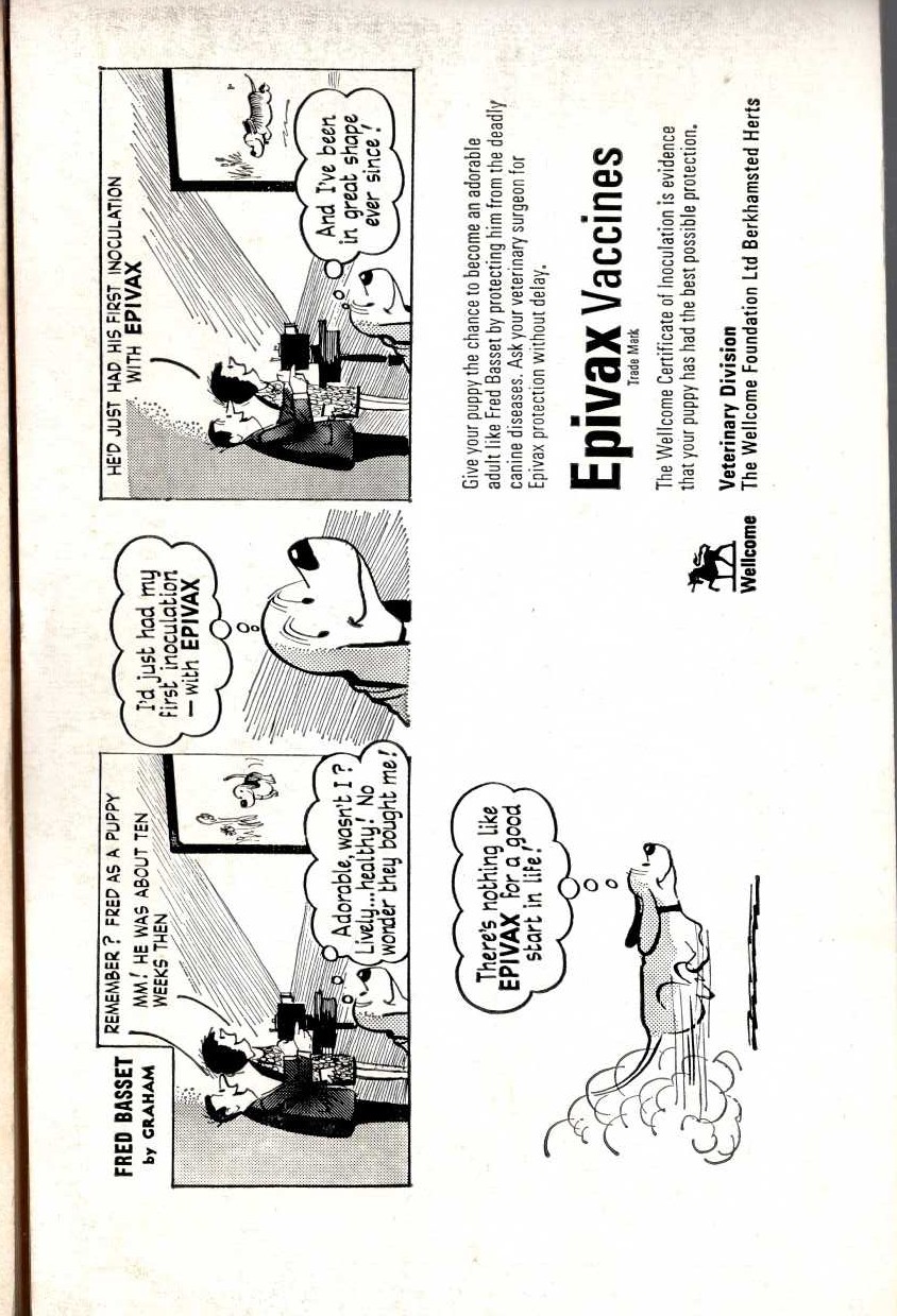 Alex Graham  FRED BASSET #19 magnified rear book cover image