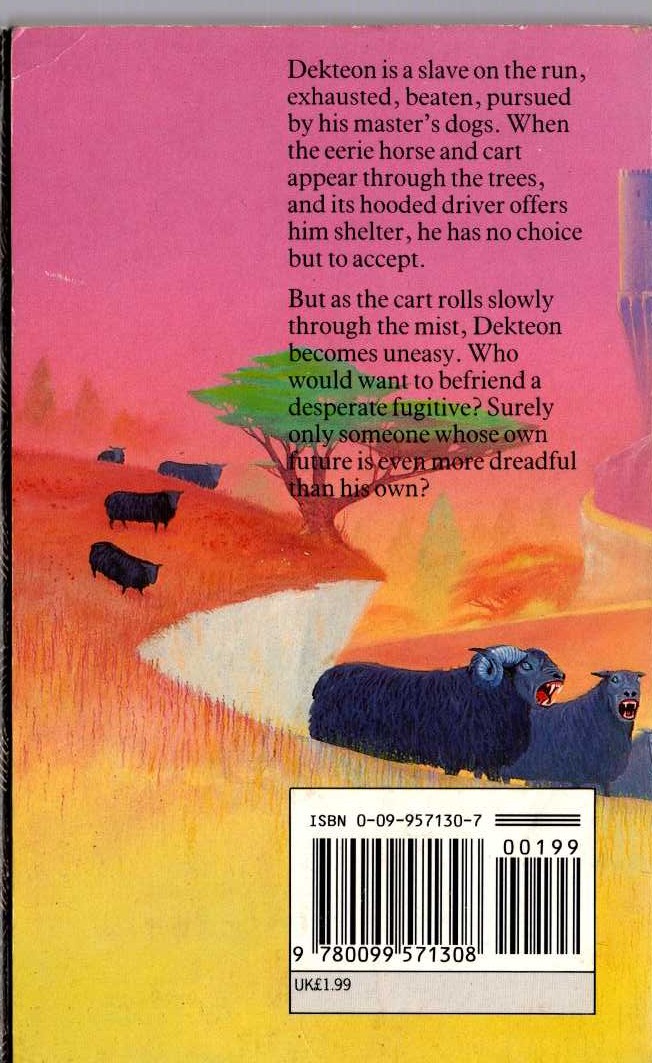 Tanith Lee  EAST OF MIDNIGHT magnified rear book cover image