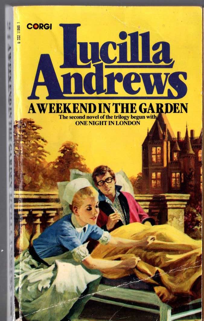 Lucilla Andrews  A WEEKEND IN THE GARDEN front book cover image