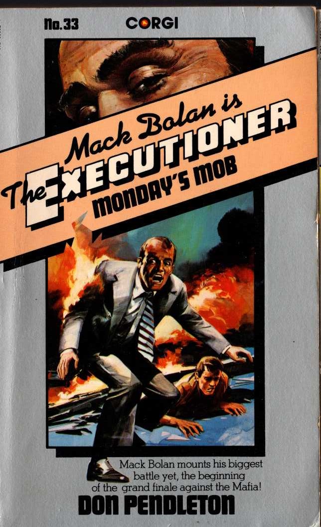 Don Pendleton  THE EXECUTIONER 33: MONDAY'S MOB front book cover image