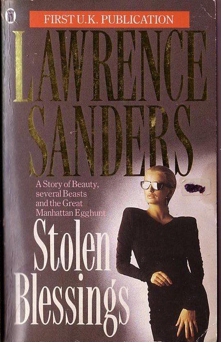 Lawrence Sanders  STOLEN BLESSINGS front book cover image