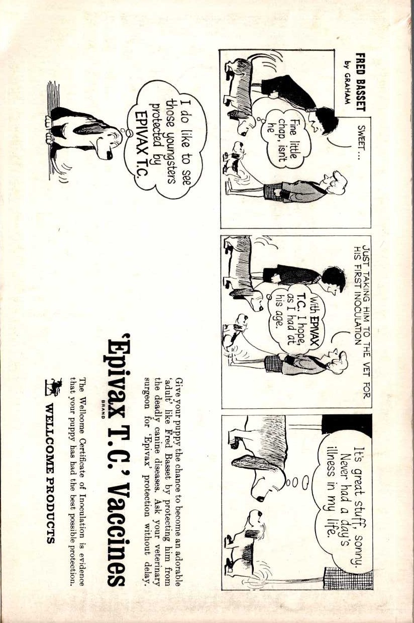 Alex Graham  FRED BASSET #13 magnified rear book cover image