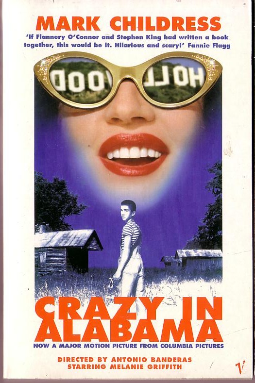 Mark Childress  CRAZY IN ALABAMA (Melanie Griffith) front book cover image