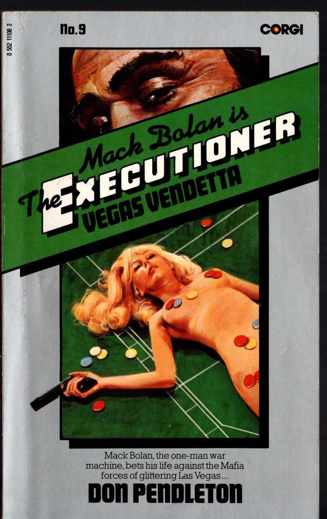 Don Pendleton  THE EXECUTIONER 9: VEGAS VENDETTA front book cover image