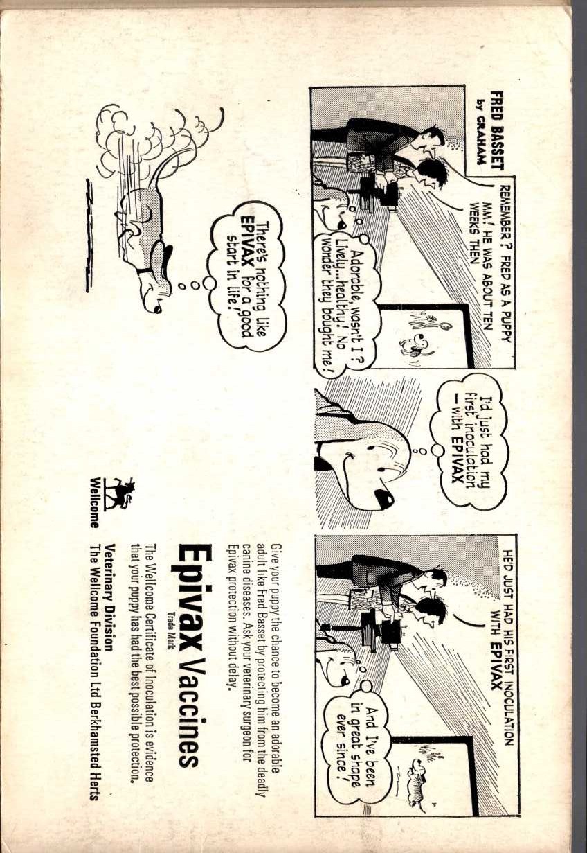Alex Graham  FRED BASSET #20 magnified rear book cover image