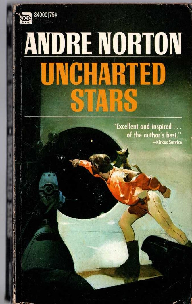 Andre Norton  UNCHARTED STARS front book cover image