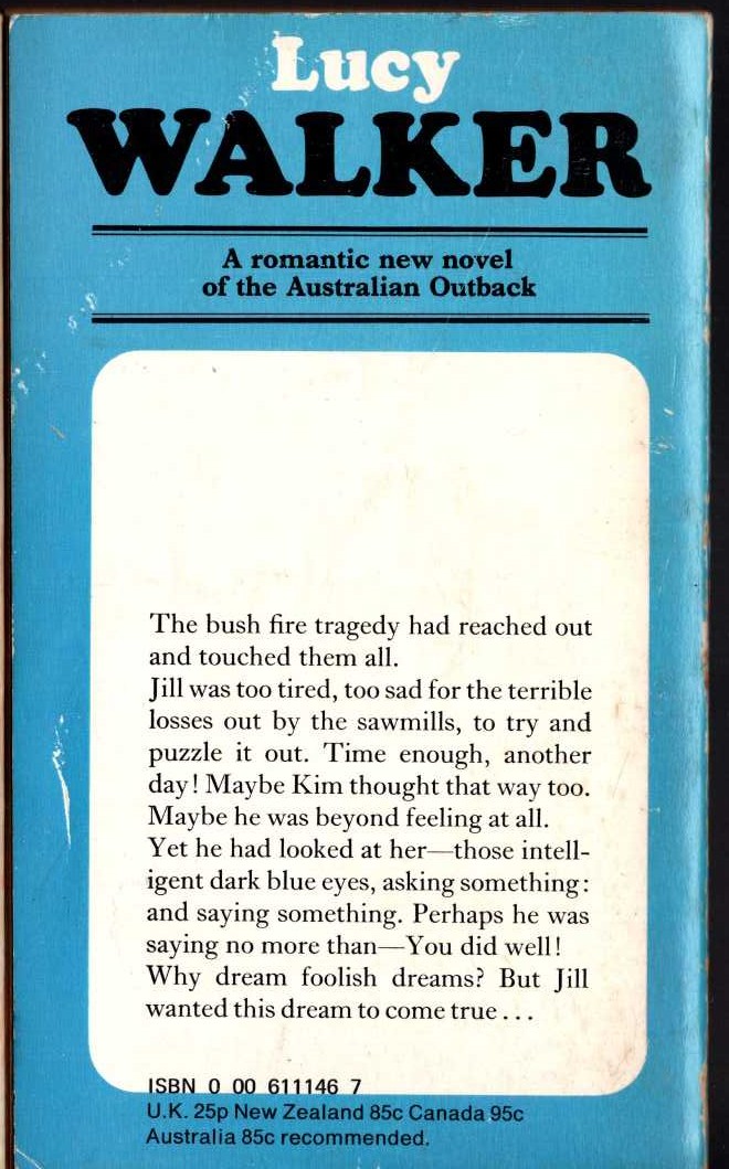 (Ted Allbeury writing as Richard Butler) WHERE ALL THE GIRLS ARE SWEETER magnified rear book cover image