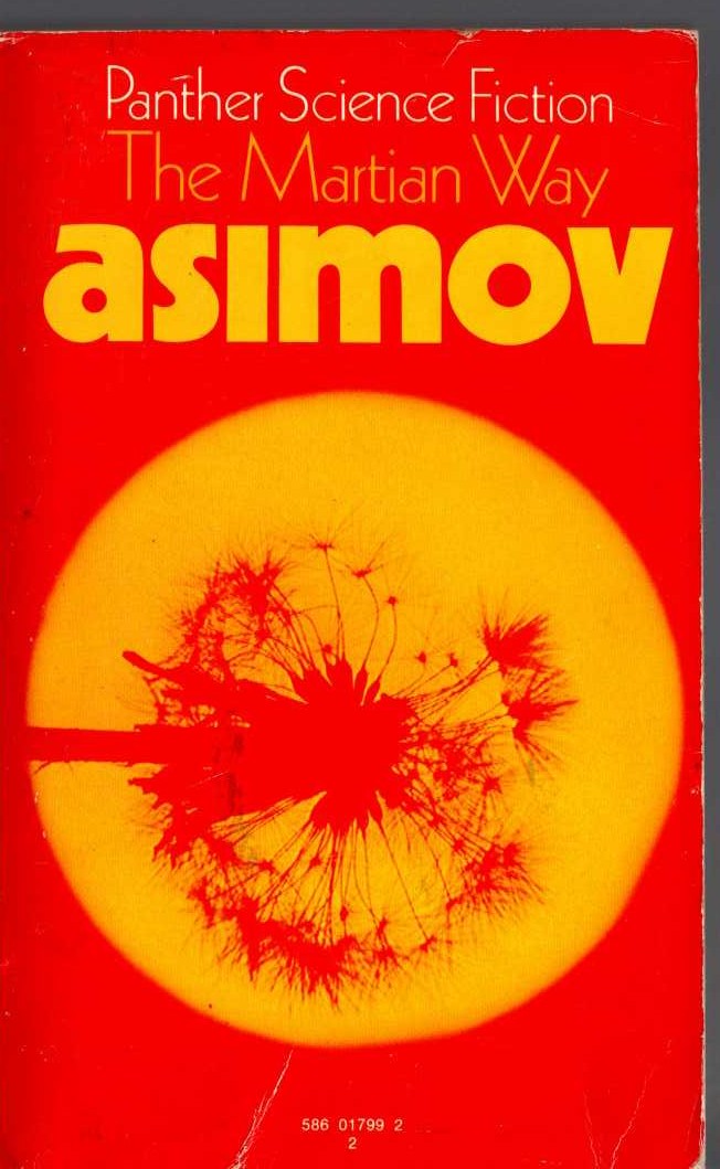 Isaac Asimov  THE MARTIAN WAY front book cover image