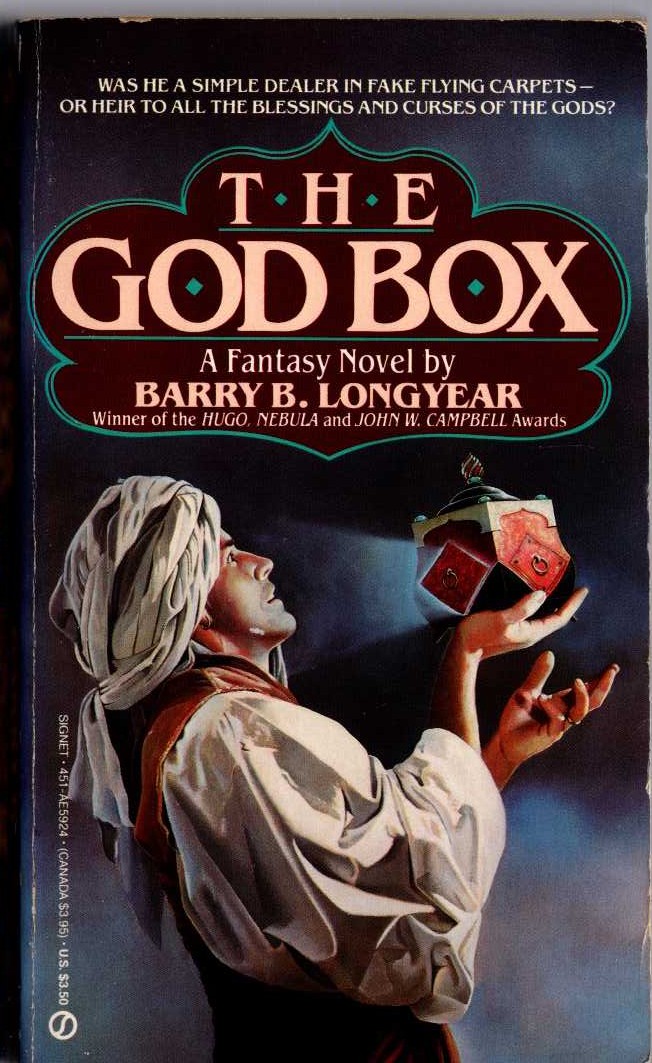 Barry B. Longyear  THE GOD BOX front book cover image