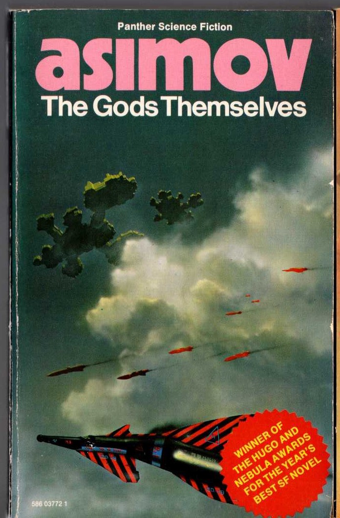 Isaac Asimov  THE GODS THEMSELVES front book cover image