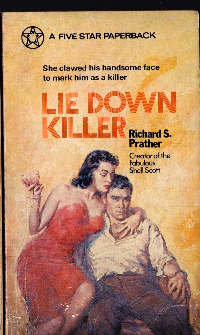 Richard S. Prather  LIE DOWN, KILLER front book cover image