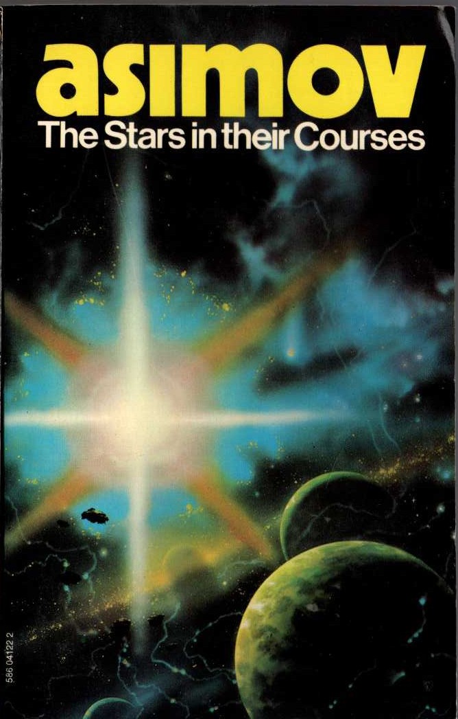 Isaac Asimov  THE STARS IN THEIR COURSES front book cover image