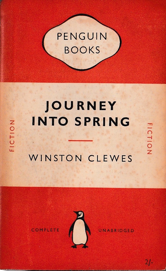 Winston Clewes  JOURNEY INTO SPRING front book cover image