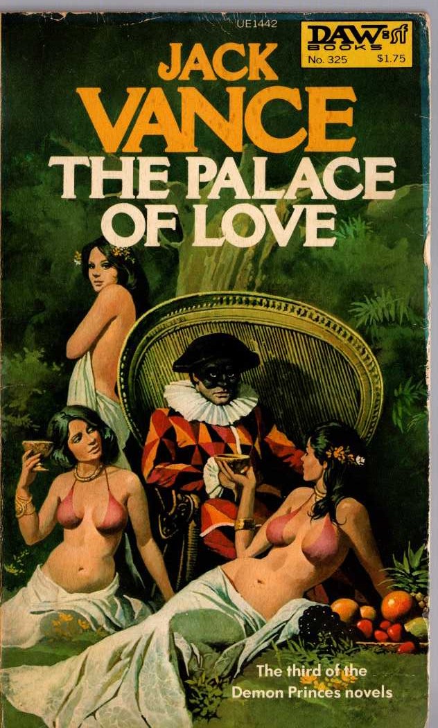 Jack Vance  THE PALACE OF LOVE front book cover image