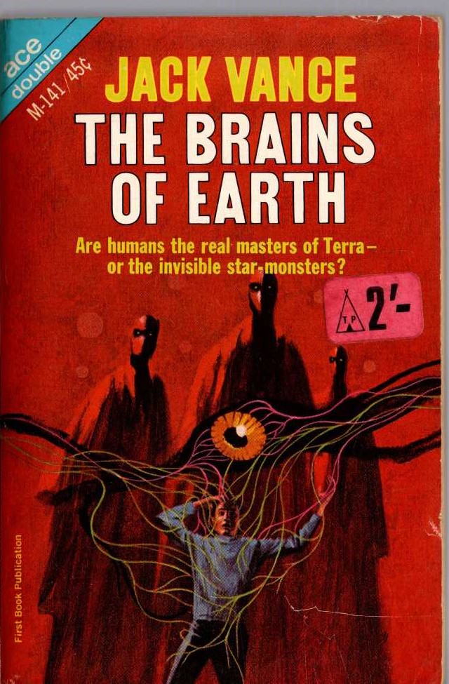 Jack Vance  THE BRAINS OF EARTH and THE MANY WORLDS OF MAGNUS RIDOLPH front book cover image