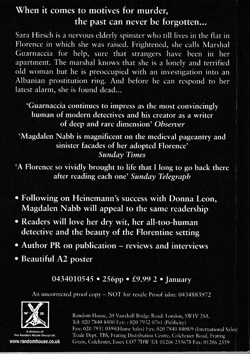 Gil Brewer  SO RICH, SO DEAD magnified rear book cover image