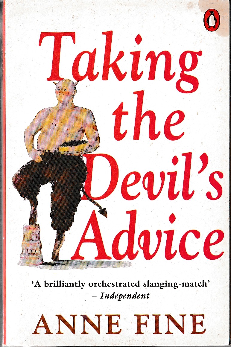 Anne Fine  TAKING THE DEVIL'S ADVICE front book cover image