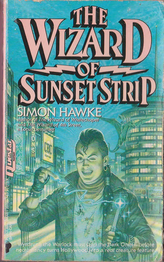 Simon Hawke  THE WIZARD OF SUNSET STRIP front book cover image