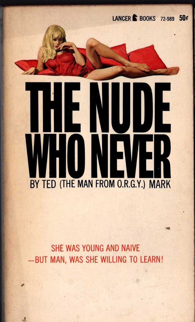 Ted Mark  THE NUDE WHO NEVER front book cover image