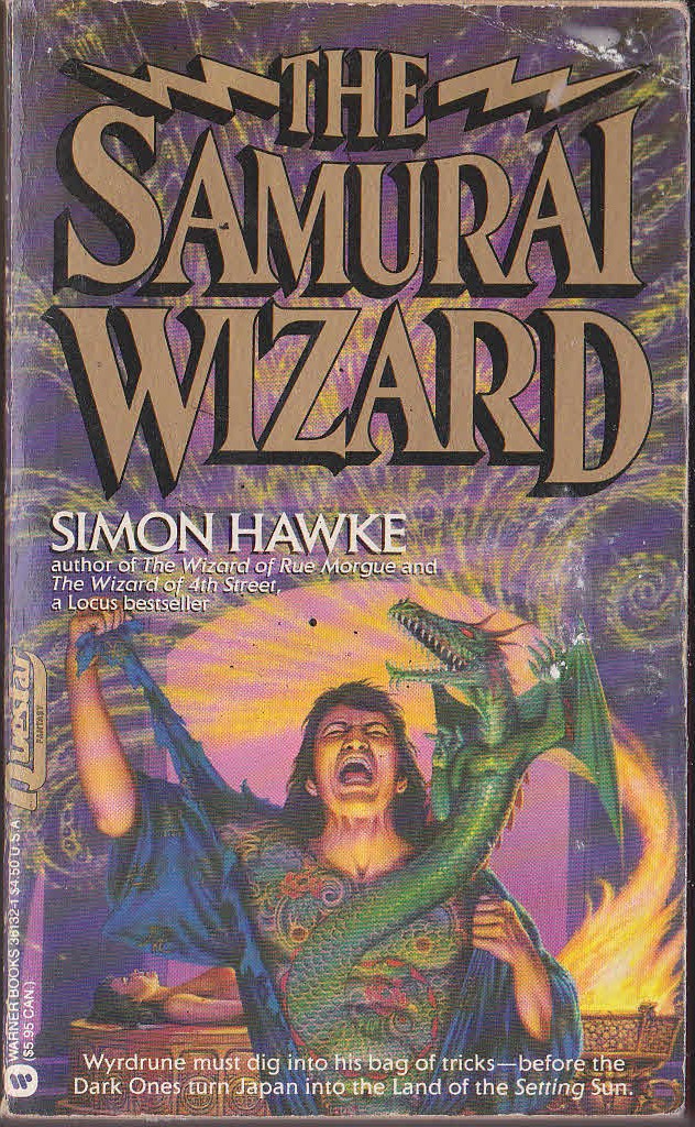 Simon Hawke  THE SAMURAI WIZARD front book cover image
