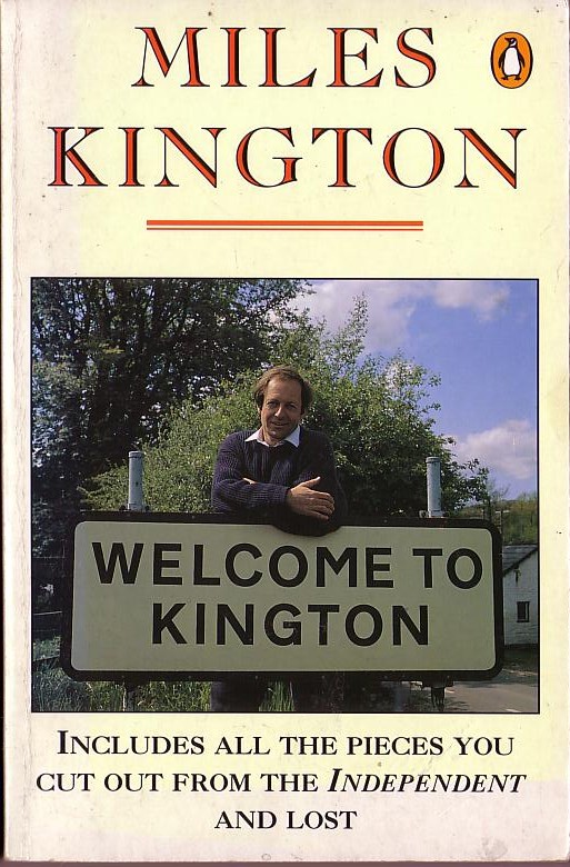 Miles Kington  WELCOME TO KINGTON front book cover image