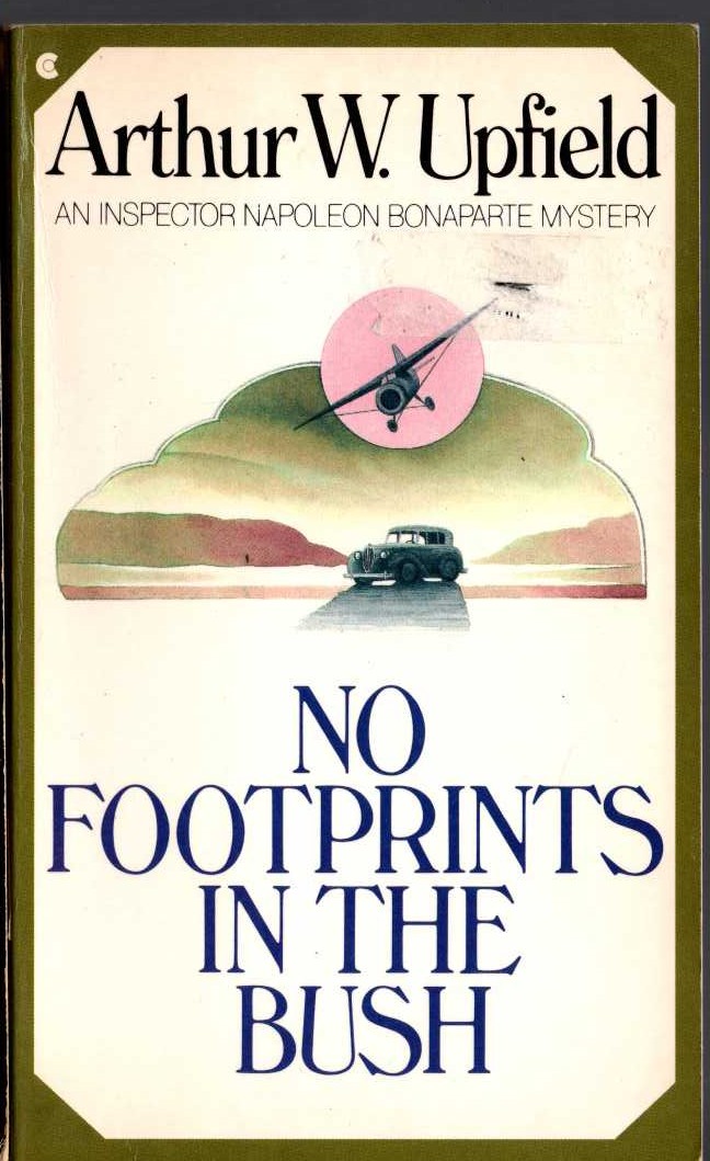 Arthur Upfield  NO FOOTPRINTS IN THE BUSH front book cover image