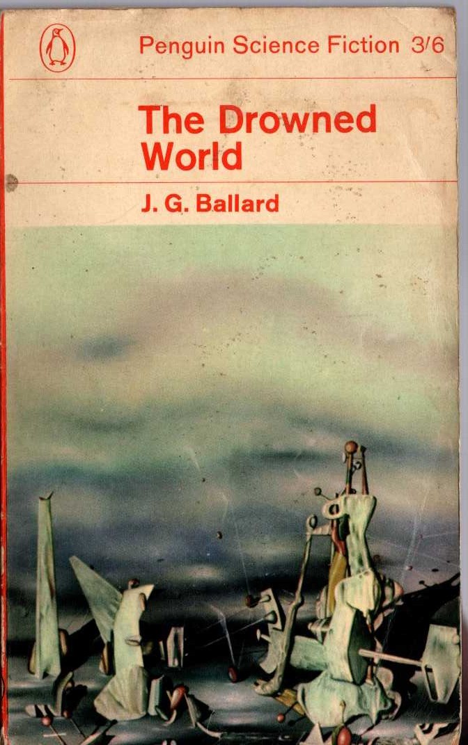 J.G. Ballard  THE DROWNED WORLD front book cover image