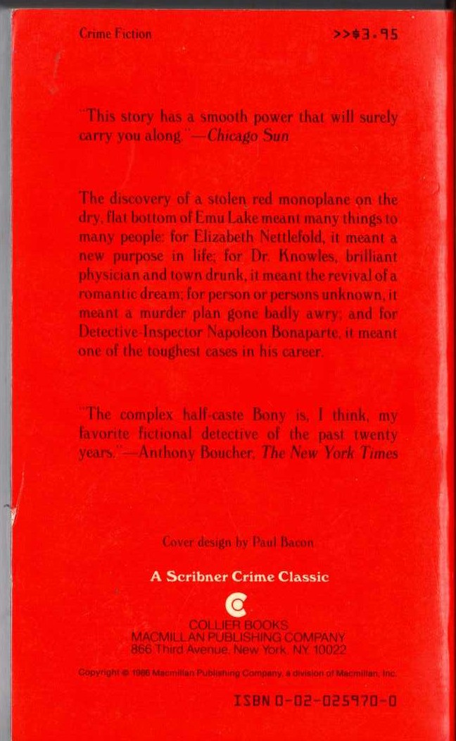 Barney Parris  MICHELLE magnified rear book cover image