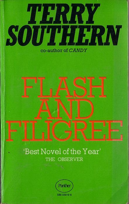 Terry Southern  FLASH AND FILIGREE front book cover image