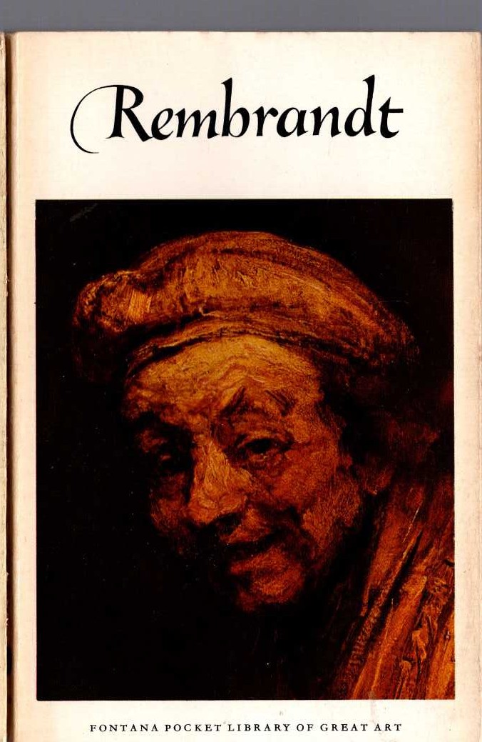 REMBRANDT text by Seymour Slive front book cover image