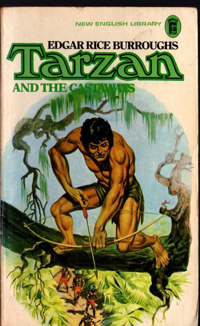 Edgar Rice Burroughs  TARZAN AND THE CASTAWAYS front book cover image