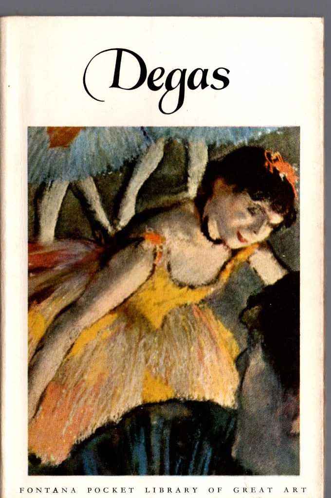 DEGAS text by Daniel Catton Rich front book cover image