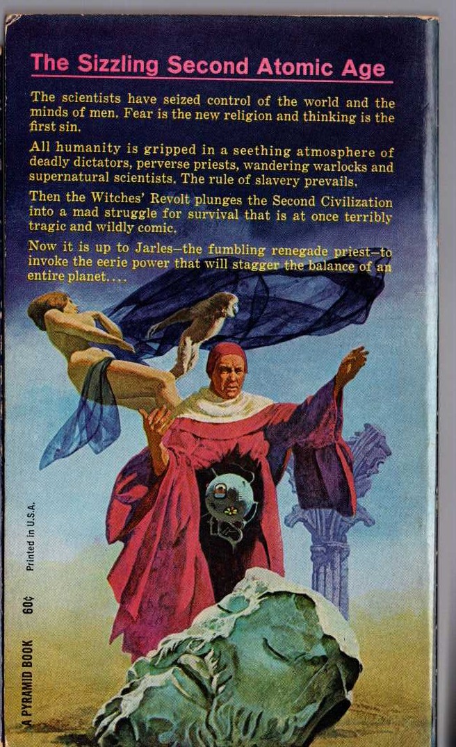 Fritz Leiber  GATHER, DARKNESS! magnified rear book cover image