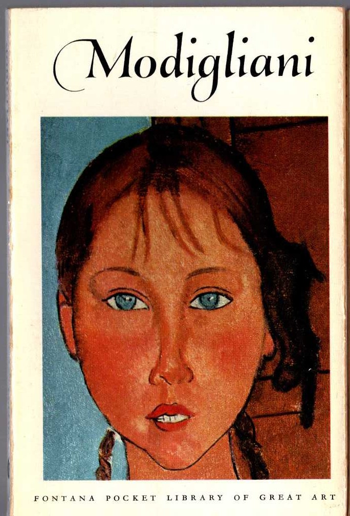 MODIGLIANI text by Jacques Lipchitz front book cover image