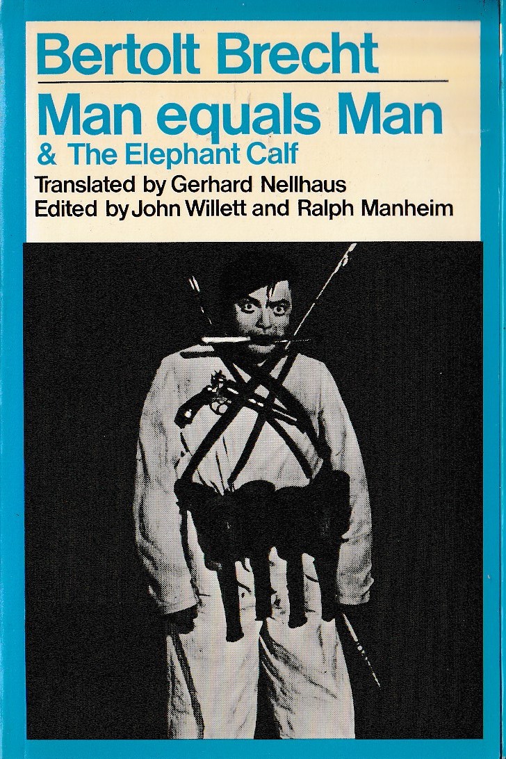 Bertolt Brecht  MAN EQUALS MAN & THE ELEPHANT CALF front book cover image