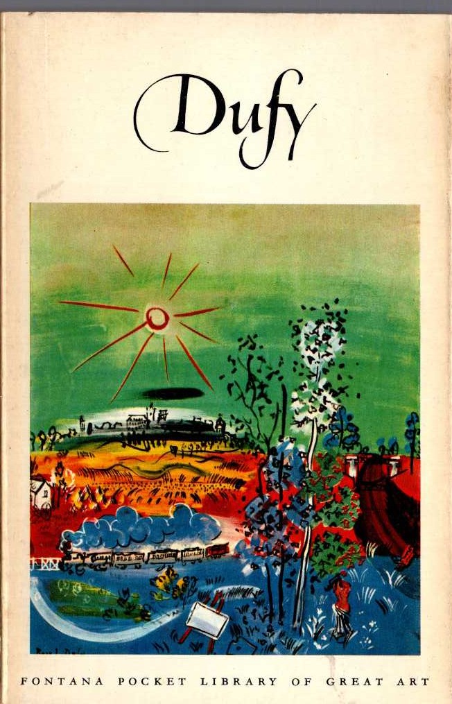 DUFY text by Alfred Werner front book cover image