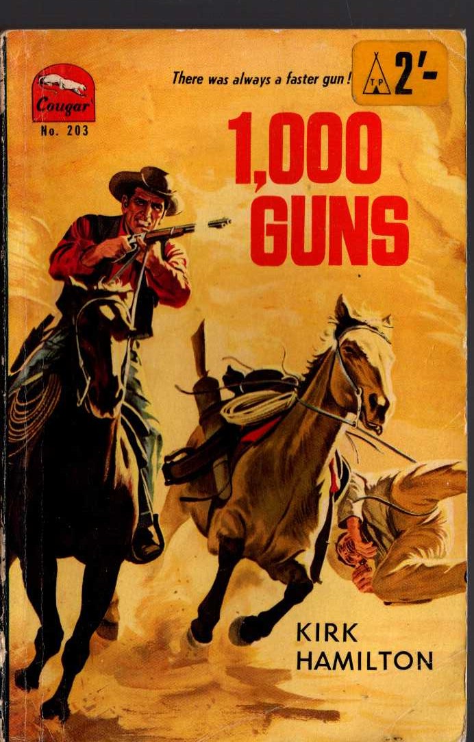 Kirk Hamilton  1,000 GUNS front book cover image